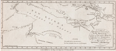 A chart of Captain Carteret's Discoveries at New Britain
